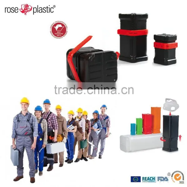 Round or Square Plastic Block Tubes Packaging for Hollow Drill BK photo-6