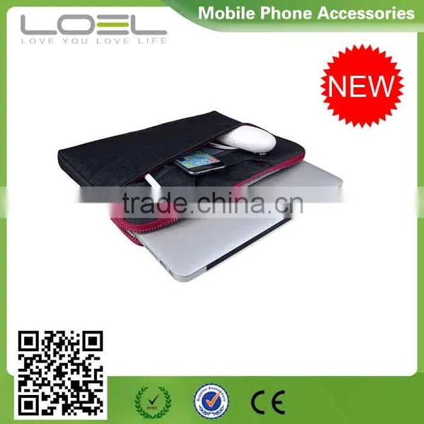 New Model Wholesale Neoprene Computer Laptop Sleeve Bag, Fashionable Laptop Computer Bag photo-4