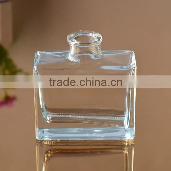 Rectangular Glass Bottle Glass Natural Scent Diffuser Bottle Reed Diffuser Glass Bottle photo-2