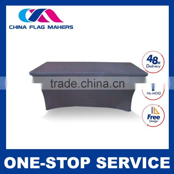 Strech Polyester Meeting Use Office Spandex Table Cover photo-3