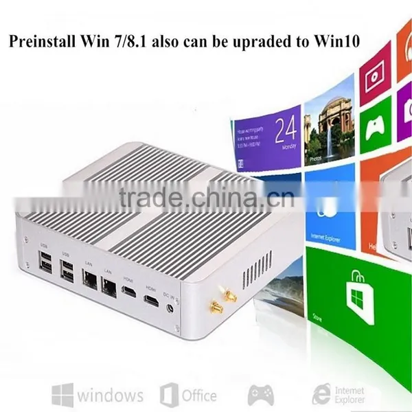 Partaker B3 Business 2 Ethernet Mini PC Fanless Linux Embedded Computer With Intel Core I5 4258u 5200u 5250u Processor photo-3