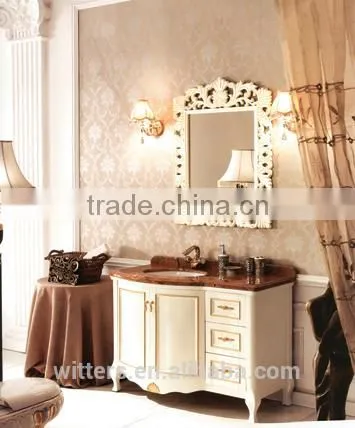 Dark Wood Bathroom Vanity Ideas WTS213 photo-4