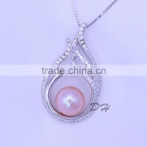 Beautiful Freshwater Pearl Pendant /silver Pearl Jewelry