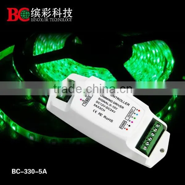 Bincolor BC-330-5A 3 Channels 5A/CH 0-10V Dimming Driver DC12-24V photo-2