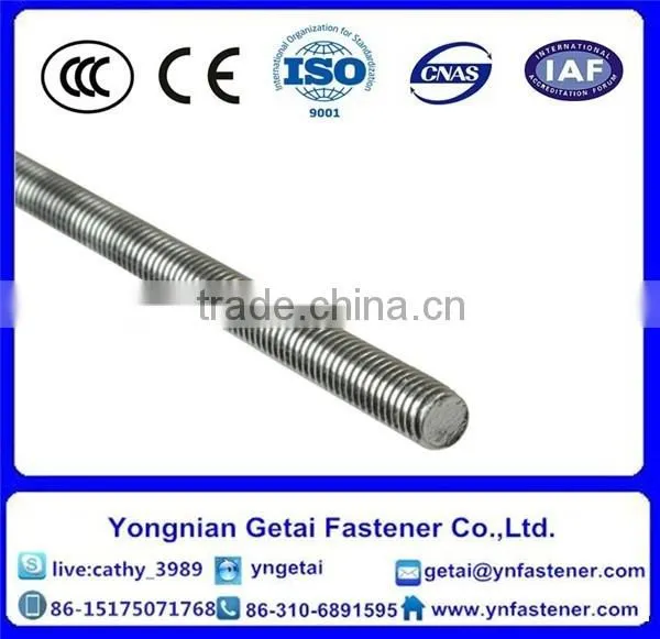 All Full Threaded Rods Electro Galvanized Hot Dip Galvanized Threaded Rods Stainless Steel Threaded Rods photo-6