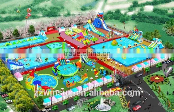 Water Park Games Inflatable Water Obstacle Course for Sale photo-6