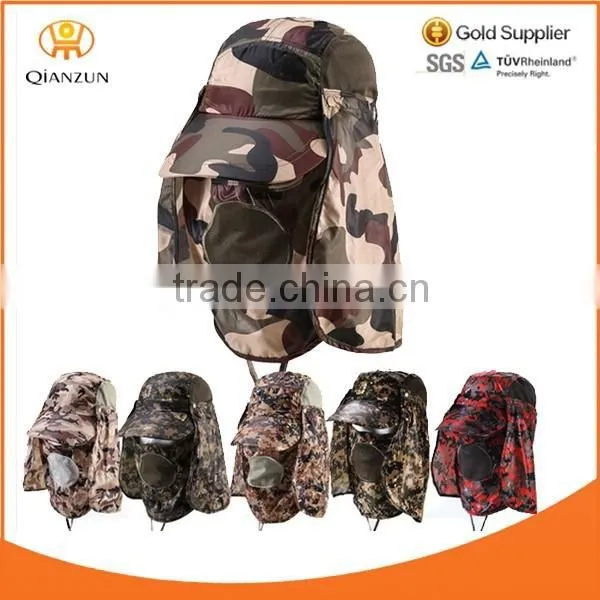 Protective Removable Outdoor Spring Summer Sun Hat Mountain Jungle Fisherman Fishing Hats for Men and Women photo-3
