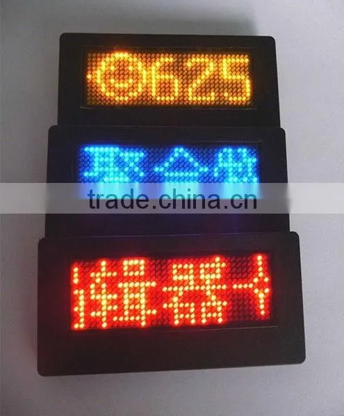 Light Express Innovative Waiters Led Name Usb Led Badge