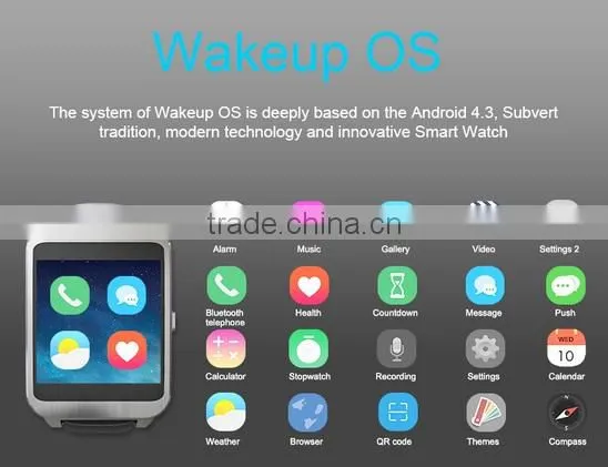 Latest Style Promotion High Quality Remote Camera I95 Smart Watch, With 3G/WIFI Revision Android System photo-5