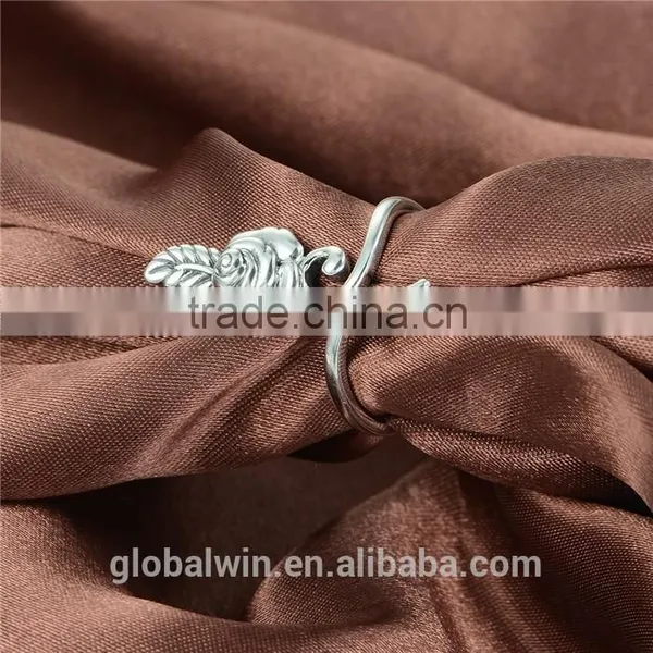 New European Design Valentines' Gift Rose Value 925 Silver Rings photo-4