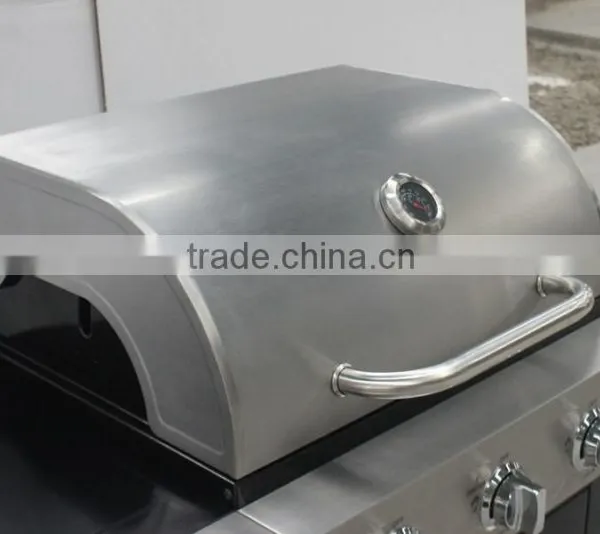 3 BURNERS STAINLESS GAS GRILL BBQ photo-5