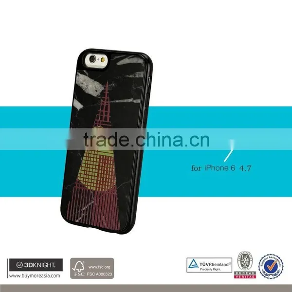 Black Marble Case Custom TPU Phone Case for IPhone 6 6s 6 Plus 6s Plus, Multicolor Real Marble OEM Phone Case photo-6