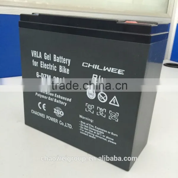 Chilwee Stable Performance Silicone Gel Deep Cycle 12V 20Ah @ 2hr Rate Plus With Competitive Price photo-3
