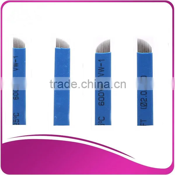 Curve Flat EO Gas Sterilized Tattoo Needles, Cheap Tattoo Needles, CE Qualified Tattoo Permanent Makeup Needles photo-5