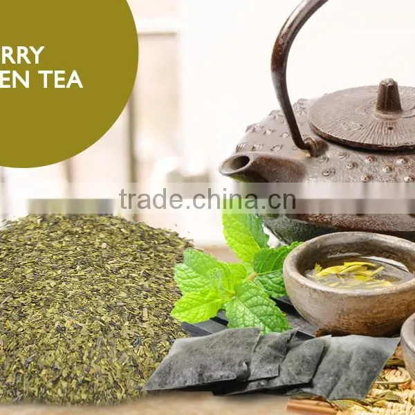 Cherrey Green Tea Leaf Bags