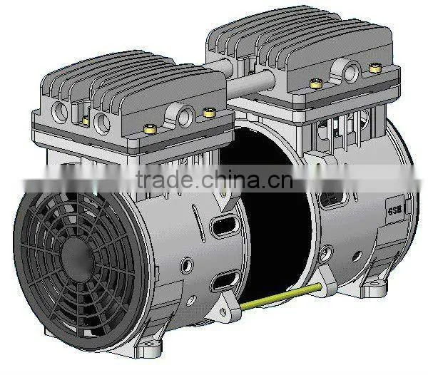 stationary oil-free piston air compressor