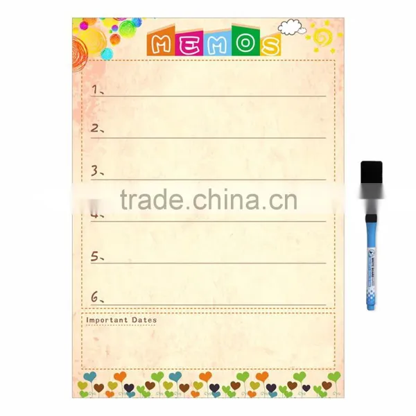 Magnetic Planner Weekly Multi-Purpose Magnet Board for Refrigerator Dry Erase Board Shopping List Memos photo-3