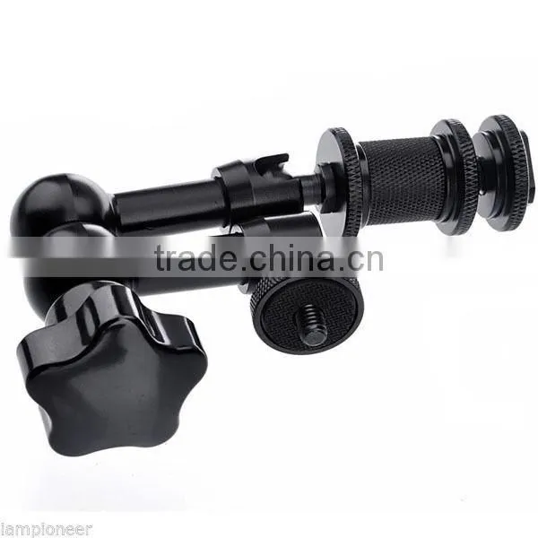 Friction Articulating Magic Arm 1/4" Hot Shoe Connector for Camera LCD Monitor LED Light photo-5