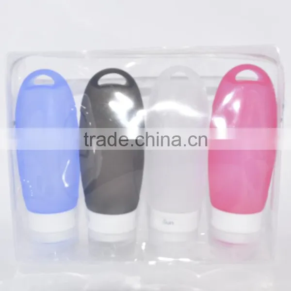 Cute Silicone Baby Bottle for Lotion and Cream Filling While Traveling MP4410 photo-2