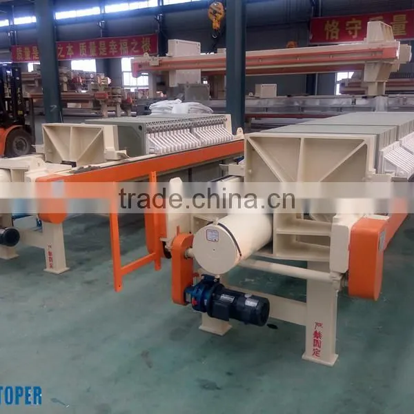 Papermaking Factory Mixed Sludge Dewatering Filter Press of Membrane Plate Type Automatically Operation photo-2