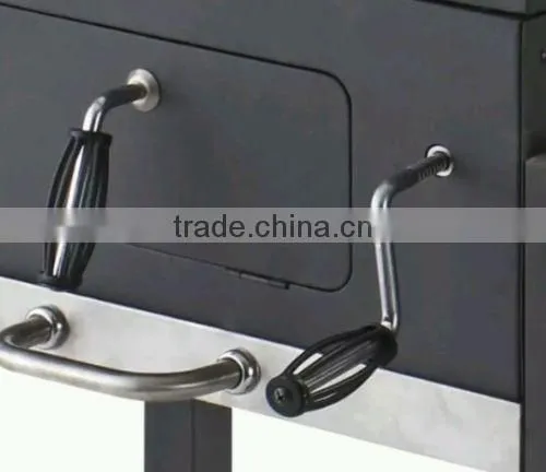 Box Shape Bbq Grill Smoker Trolley photo-5