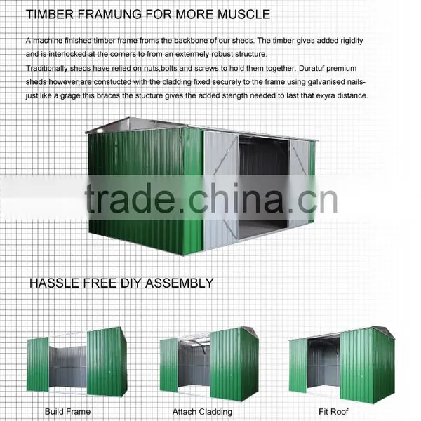 Portable Steel Frame Outdoor Waterproof Sheds for Storage photo-6