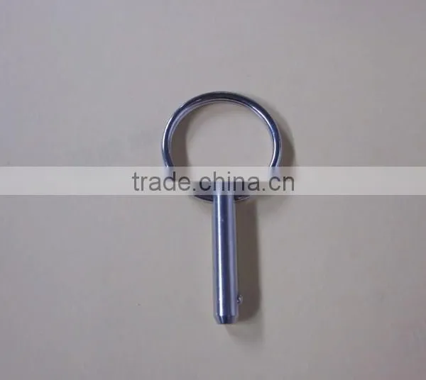 Hardware Zinc Nickle Plated or Stainless Safety Lock Linch Pin o Ring photo-2