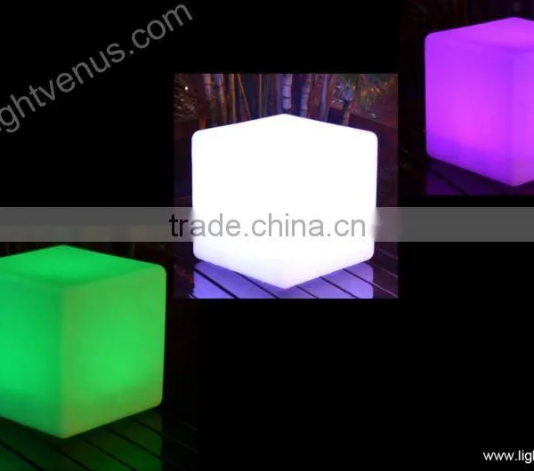 Remote Control LED Luminous Cube Seat, Bench,chair, Sedia, SILLA photo-2