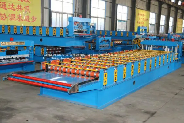 Glazed Tile Metal Coil Roll Forming Machine photo-2