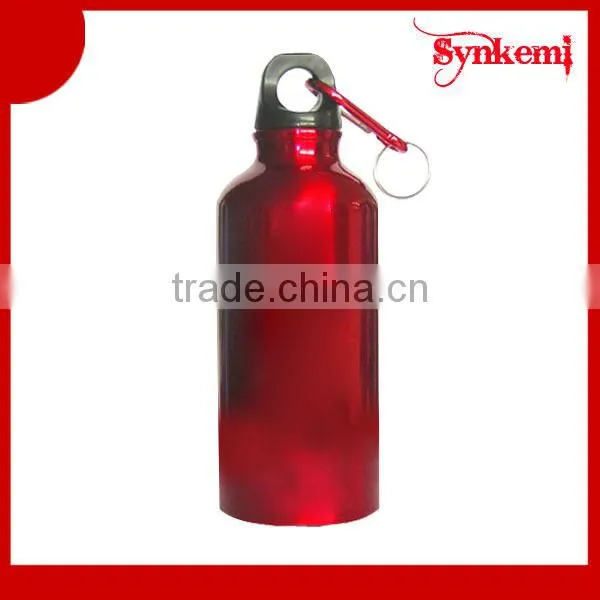500ml Portable Aluminum Sports Bottle With Carabiner