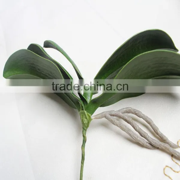 SJ013831 High Quality Real Touch Leaves From Artificial Phalaenopsis Orchid Flower/orchid Leaves photo-6