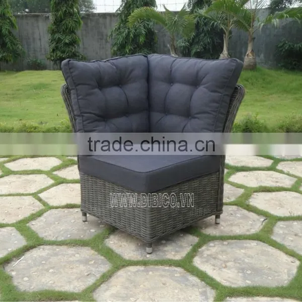 2014 New Style Outdoor Garden Plastic Flat Rattan Sofa Set photo-4
