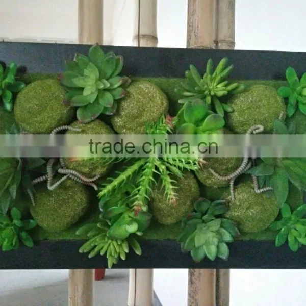 New Wall Frame With Artificial Plants photo-3
