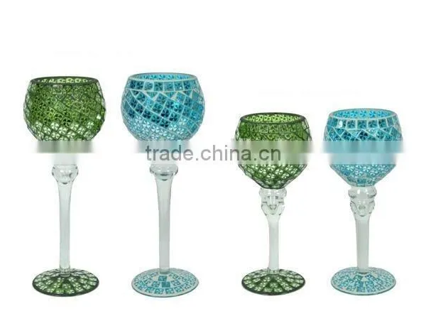 Mosaic Mosaic Goblet Candle Holder photo-5