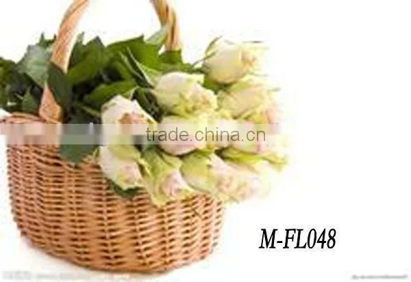 Spilt Willow With Plastic Lining Gift Basket Decorations photo-2