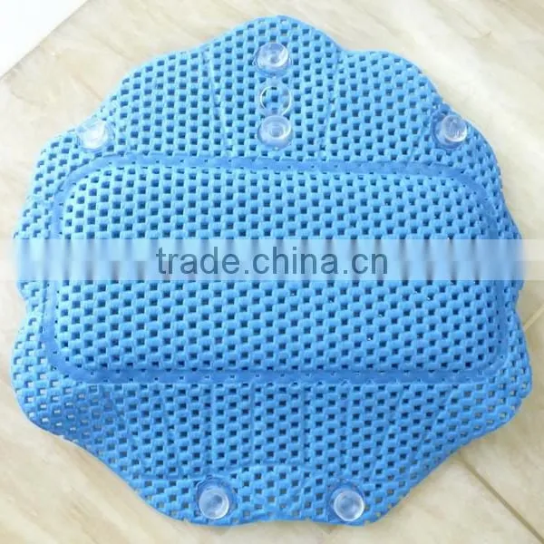 Pvc Foam Flower Bath Pillow With Suction Cup photo-2