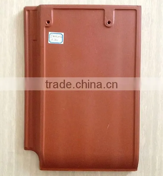 Professional Spanish Clay Roof Tile, Waterproof Flat Concrete Roof Tile photo-4