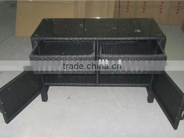 Hot Sale Garden Outdoor Accessory Rattan Cabinet photo-5