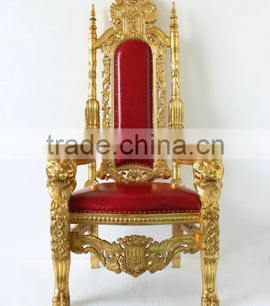 Hot Sales Wedding Decorating Polyresin King Chair photo-2