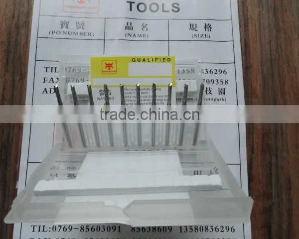 Pcb Solid Carbide Endmill Bits ,router Bits for Pcb Working