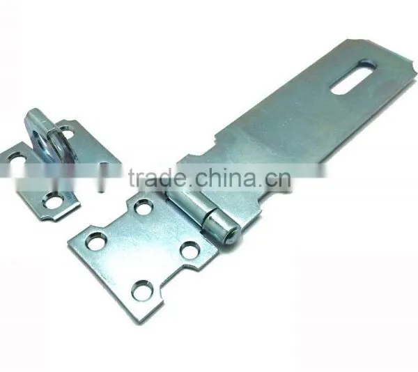 Latch Lock, Zinc Plated Safety Hasp With Loose Staple, Door Hasp, Steel Hasp Staple Set photo-3