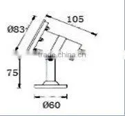 3W Aluminium Oxide Tempered Glass Underwater Swimming Pool Led Mini Light photo-2
