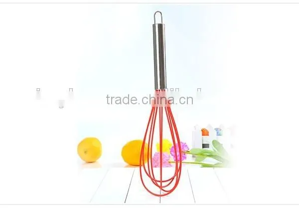 Intelligent Kitchen Special Convenient Manual Silicone Rubber Egg Whisk photo-4