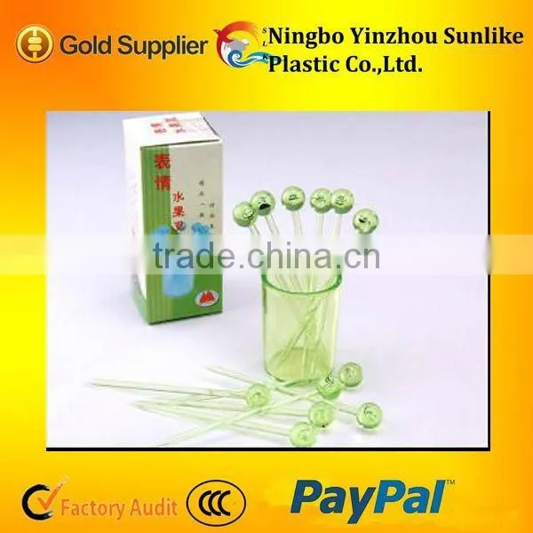 plastic fruit fork