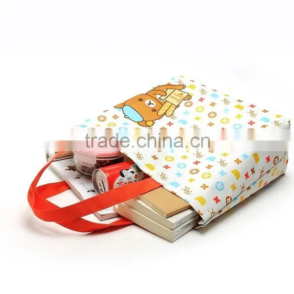 Cute Bear Printing Nylon Shopping Tote Bag,Wholesale Women Nylon Tote Bag photo-4