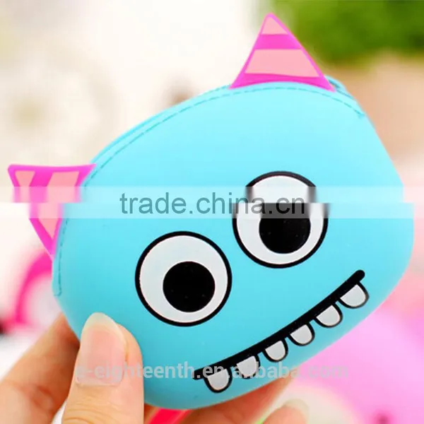 2016 Fashionable Lovely Colorful Emoji Cartoon Purse Funny Wallet Zipper Notecase for Christmas Gift photo-3