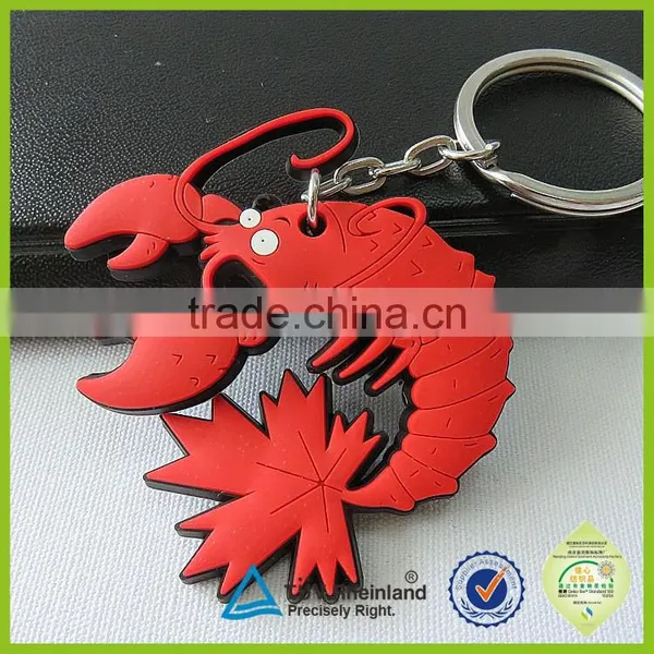 OEM / ODM Custom Soft Pvc Rubber 3d Animal Keyring photo-5