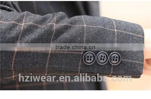 BOY'S TR CHECKED SUITS- JACKET&PANTS&VEST photo-6