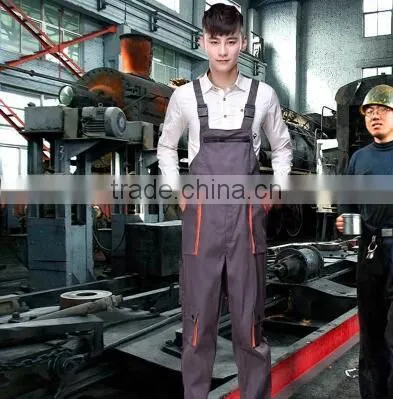 Bib Overalls / Auto Repair 4S Shop Men's Outdoor Welding Engineering Machinery Repair Uniforms / Siamese Protective Clothing photo-3
