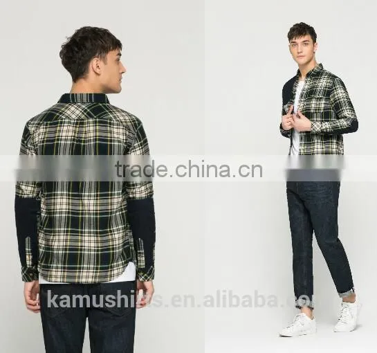 Funky Designer Mens Shirts Wholesale Man Flannel Shirts photo-5